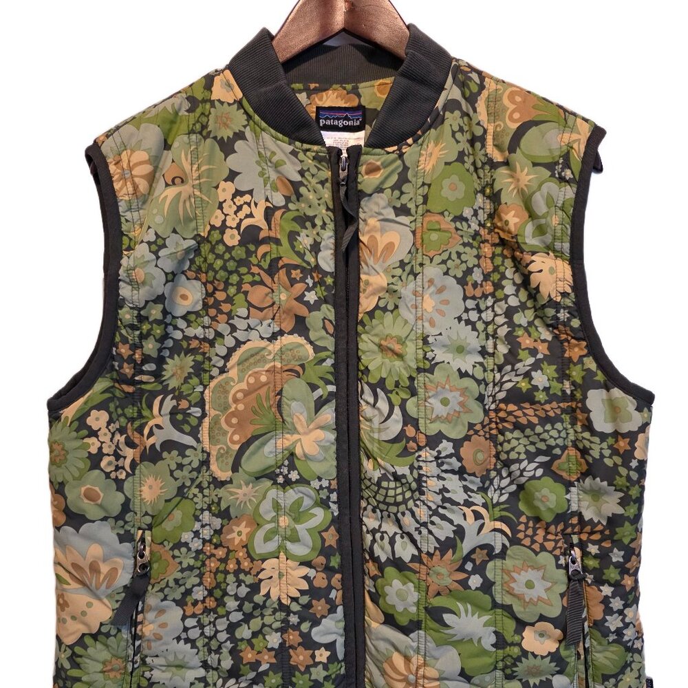 Patagonia Vintage Women's Floral Quilted Vest Size L